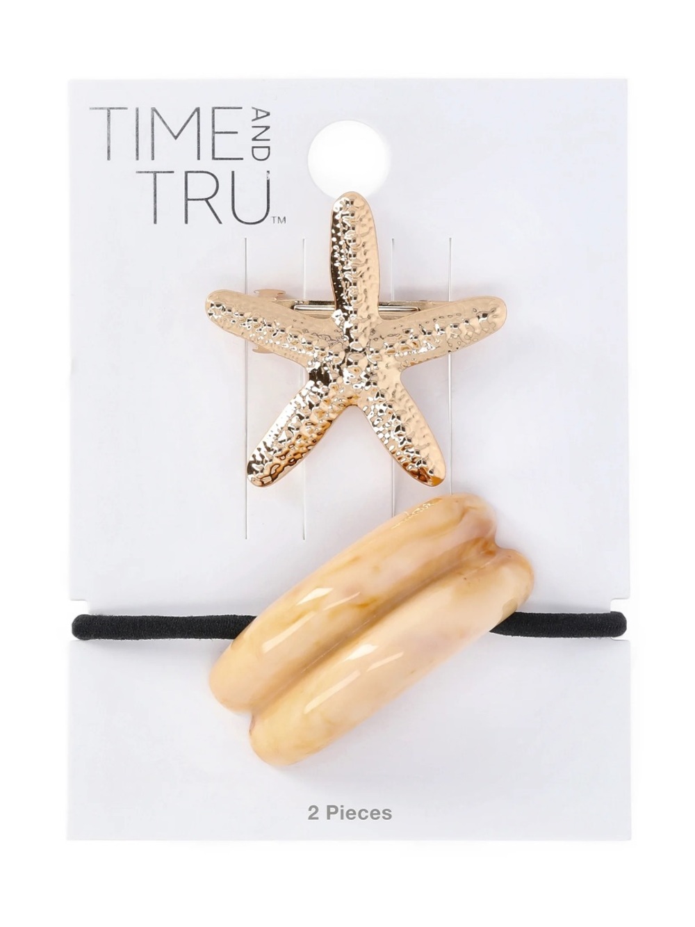 Starfish Barrette & Hair Cuff 2-Piece Set | Time and Tru Beach Design *NEW*